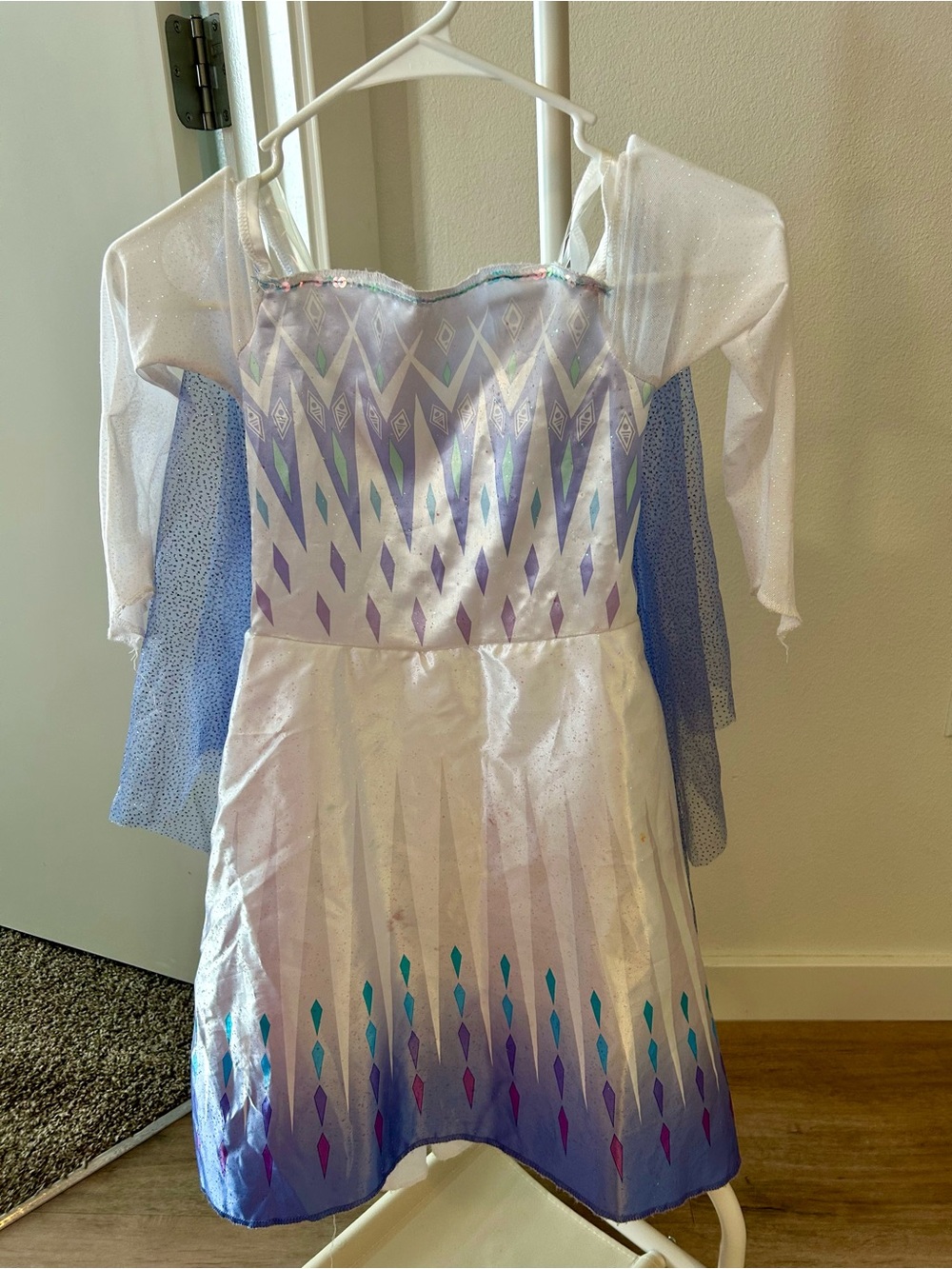 Disney Frozen White and Blue Princess Costume - Picture 1 of 3